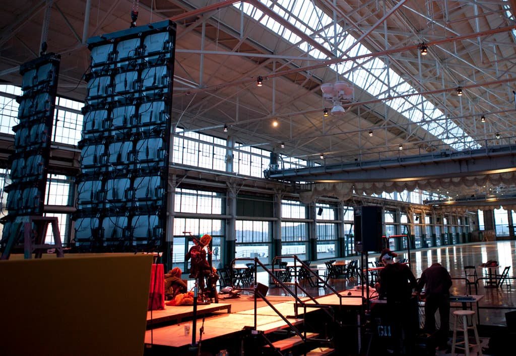 Behind the scenes - production setup