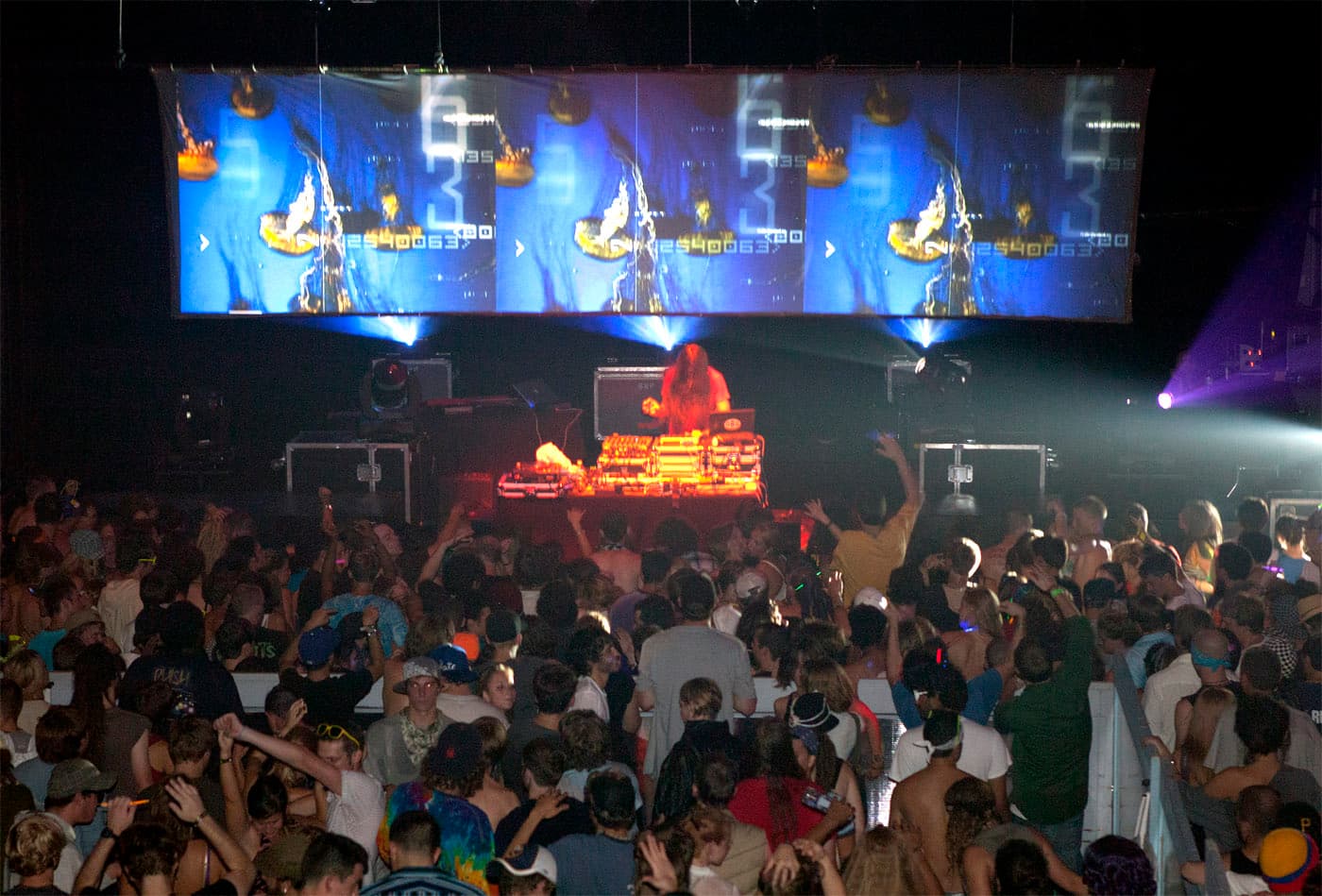 Production Management for Main Stage Visual Team and VJ Nightly